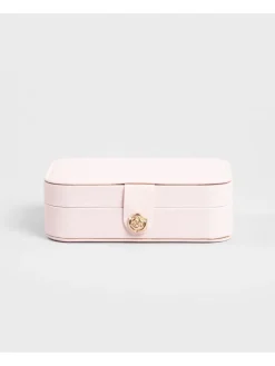 Homla Schmuckkästen<Schmuckkästchen "Love" in Rosa - (B)12 x (H)6 x (T)17 cm