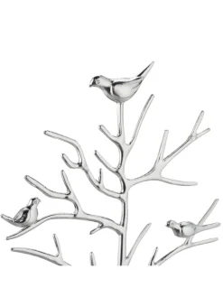 relaxdays Schmuckkästen<Schmuckständer "Baum" in Silber