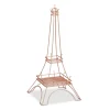 relaxdays Schmuckkästen<Schmuckständer "Eiffelturm" in Roségold - (H)47 cm