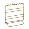 relaxdays Schmuckkästen<Schmuckständer in Gold - (B)20x (H)21 x (T)10 cm