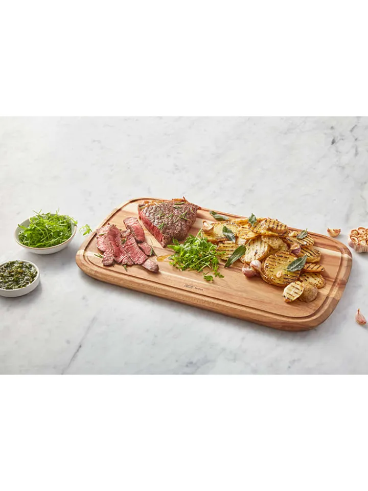 Tefal Koch- & Backutensilien<Schneidebrett "Jo" in Braun - (L)49 x (B)28 cm