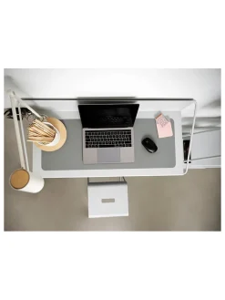 Zone Denmark Tische<Schreibtisch "A-Wall" in Grau - (B)95 x (H)19 x (T)41,5 cm
