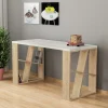 Scandinavia Concept Tische<Schreibtisch "Honey" in Hellbraun/ Weiß - (B)140 x (H)75 x (T)60 cm