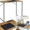 Rétro Chic Tische<Schreibtisch ''Link'' in Hellbraun - (B)90 x (H)76 x (T)50 cm