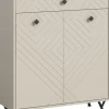 xonox.home Garderoben<Schuhkommode (B/H/T: 80x100x35 cm) in sandbeige