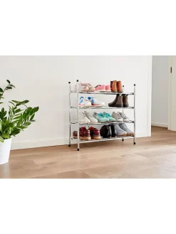 STORE IT Garderoben<Schuhregal in Chrom - (B)118 x (H)37 x (T)23 cm