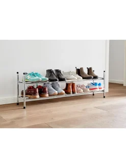 STORE IT Garderoben<Schuhregal in Chrom - (B)118 x (H)37 x (T)23 cm
