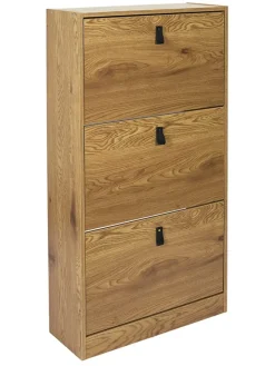 DOCK avenue Garderoben<Schuhschrank in Natur - (B)63 x (H)117 x (T)24 cm
