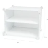 InnovaGoods Garderoben<Schuhschrank in Weiß - (B)84 x (H)128 x (T)32 cm