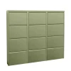 ebuy24 Garderoben<Schuhschrank Pisa 6 Grün 150 x 16 cm