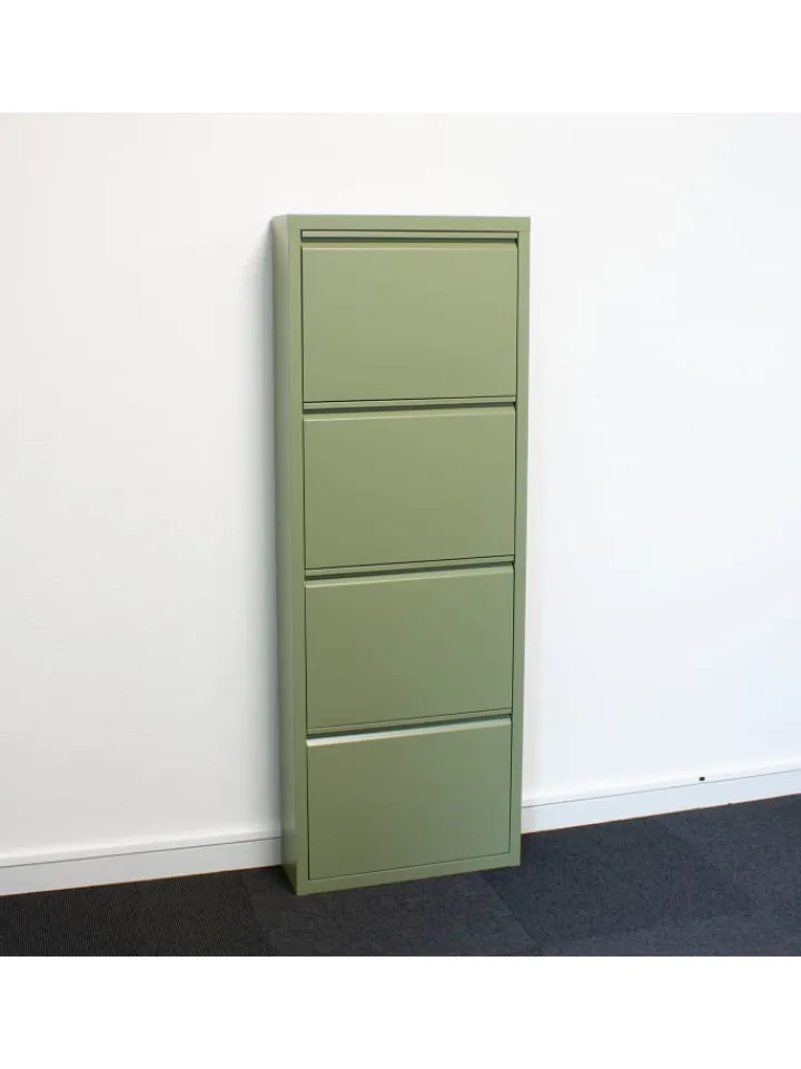 ebuy24 Garderoben<Schuhschrank Pisa 6 Grün 150 x 16 cm
