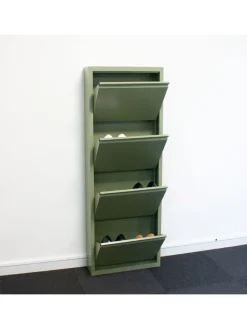 ebuy24 Garderoben<Schuhschrank Pisa 6 Grün 150 x 16 cm