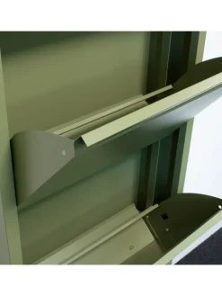 ebuy24 Garderoben<Schuhschrank Pisa 6 Grün 150 x 16 cm