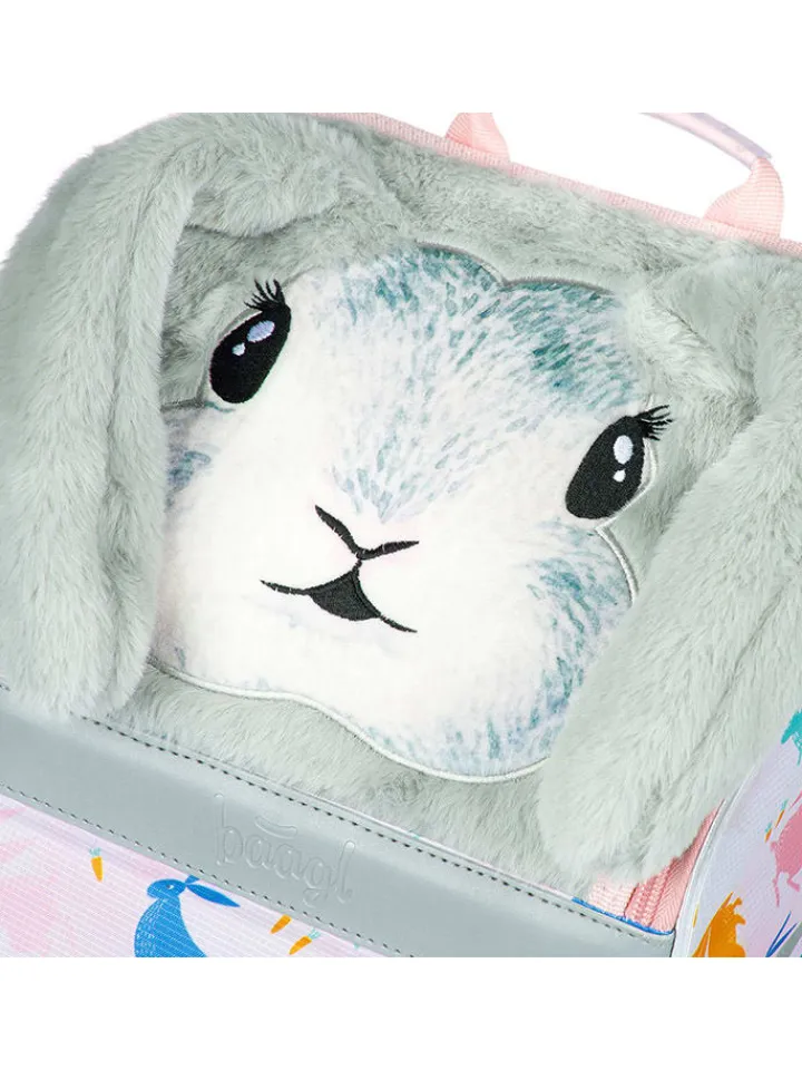BAAGL Büro- & Schulbedarf<Schulranzen "Zippy Bunny" in Grau/ Rosa