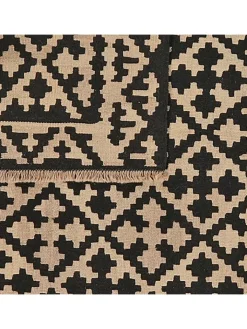 Rugtales Teppiche & Fußmatten<Schurwoll-Teppich in Creme/ Schwarz