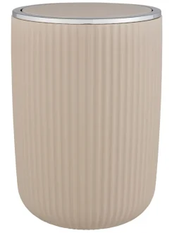Wenko Mülleimer<Schwingdeckeleimer "Agropoli" in Beige - 5,5 l