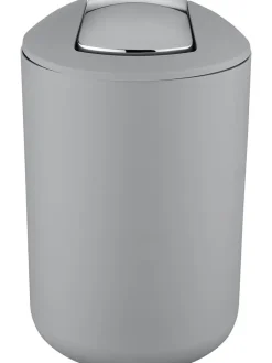 Wenko Mülleimer<Schwingdeckeleimer "Brasil" in Grau - 6,5 l