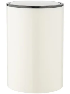 Wenko Mülleimer<Schwingdeckeleimer "Inca" in Creme/ Schwarz - 5 l