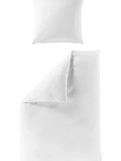 Bierbaum Bettwäsche & Bettwaren<Seersucker-Bettwäsche in Weiß