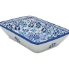 Ottoman Badaccessoires<Seifenschale "Sahin" in Blau/ Weiß - (L)13 x (B)9,5 x (H)6 cm