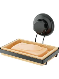 Compactor Badaccessoires<Seifenschale "Spa" in Beige/ Schwarz - (B)14,6 x (H)12,6 x (T)10,5 cm