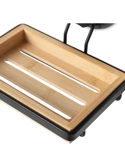 Compactor Badaccessoires<Seifenschale "Spa" in Beige/ Schwarz - (B)14,6 x (H)12,6 x (T)10,5 cm