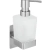 Wenko Badaccessoires<Seifenspender "Genova" in Weiß/ Silber - 200 ml