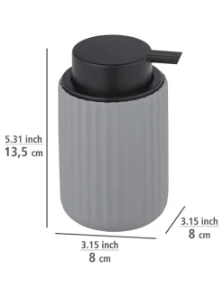 Wenko Badaccessoires<Seifenspender in Grau - (H)13,5 cm