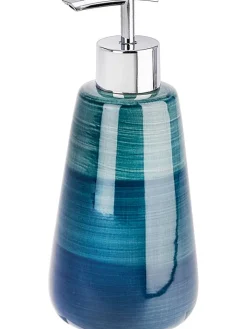 Wenko Badaccessoires<Seifenspender "Pottery" in Petrol - 360 ml