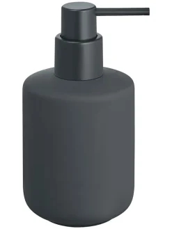 Blomus Badaccessoires<Seifenspender ''Sarja'' in Schwarz - (H)15 x Ø 7,8 cm