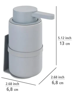 Wenko Badaccessoires<Seifenspender "Woya" in Grau - 250 ml