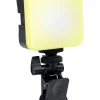 GRUNDIG Lichterketten & Deko-Leuchten<Selfie-Licht mit Clip in Schwarz - (B)7 x (H)15 x (T)3 cm