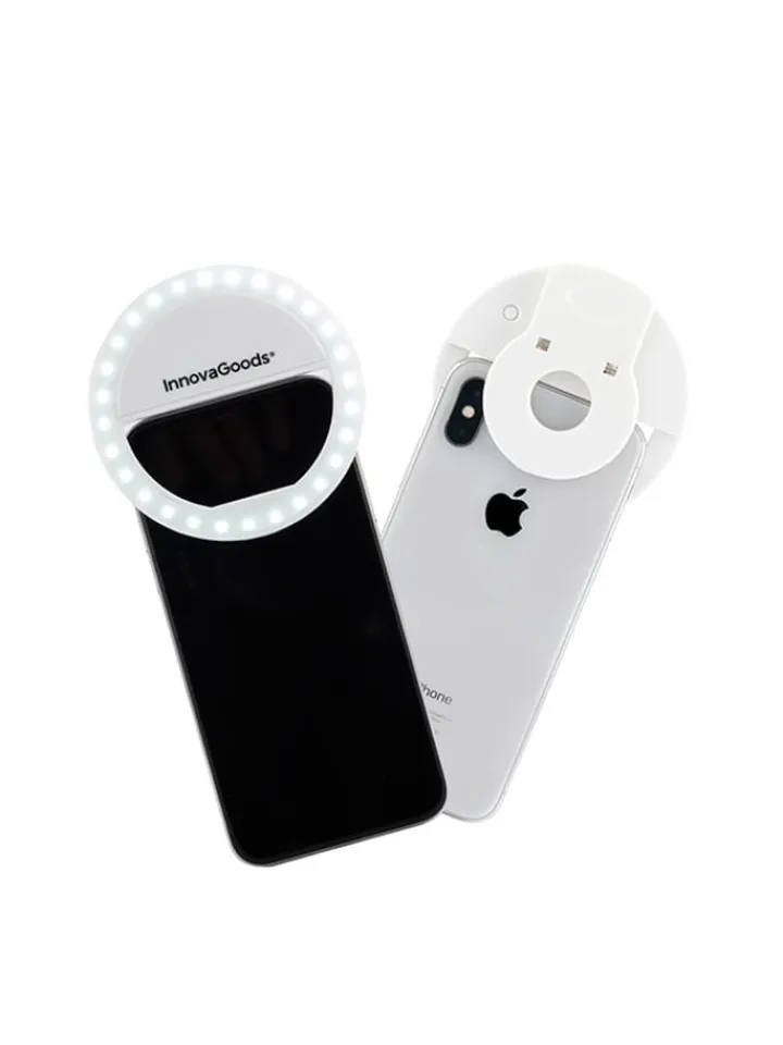 InnovaGoods Technikzubehör<Selfie-Ring-Leuchte - (B)8,2 x (H)8,2 x (T)2 cm