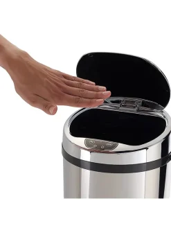 Echtwerk Mülleimer<Sensor-Abfalleimer in Silber - 30 l