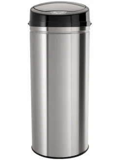 Echtwerk Mülleimer<Sensor-Abfalleimer in Silber - 30 l