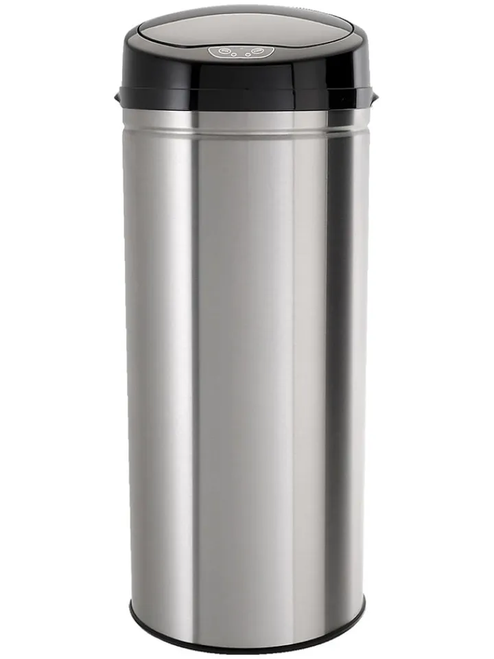 Echtwerk Mülleimer<Sensor-Abfalleimer in Silber - 30 l
