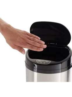 Echtwerk Mülleimer<Sensor-Abfalleimer in Silber - 30 l