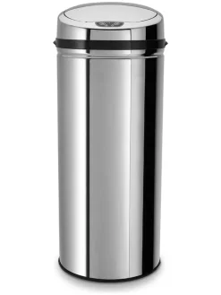 Echtwerk Mülleimer<Sensor-Abfalleimer in Silber - 42 l