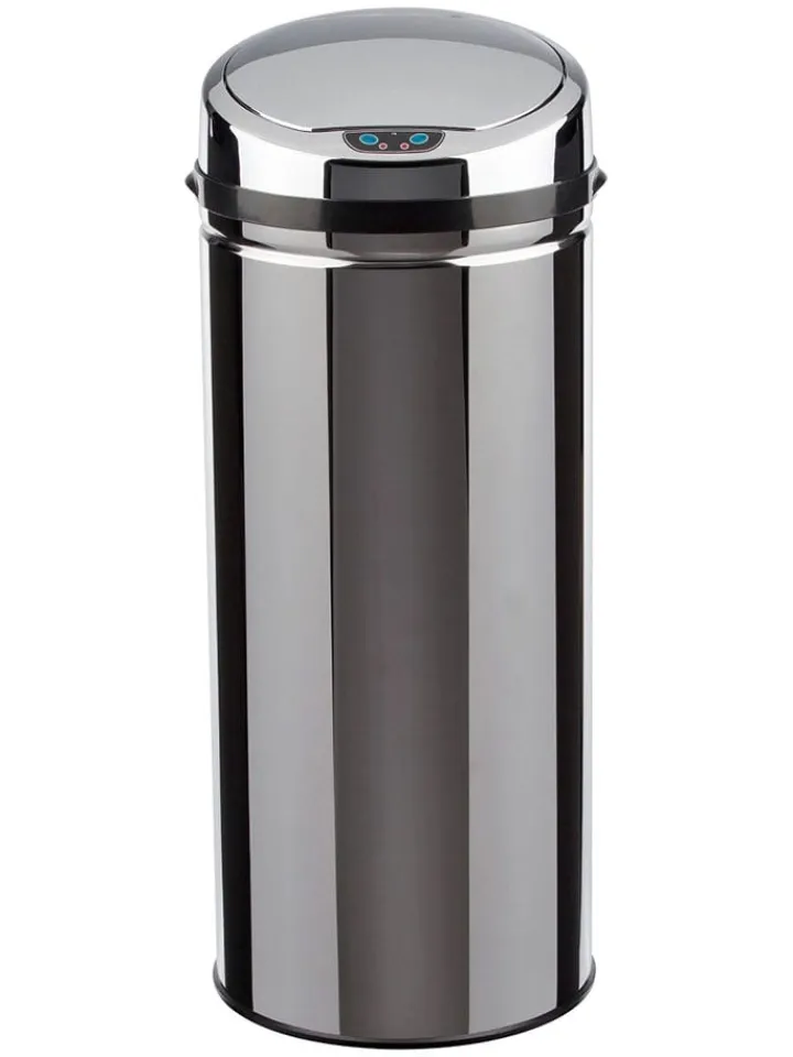 Echtwerk Mülleimer<Sensor-Abfalleimer in Silber - 42 l