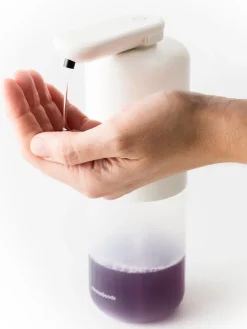 InnovaGoods Putz- & Waschutensilien<Sensor-Seifenspender in Weiß/ Transparent - 350 ml