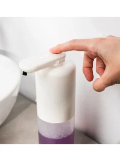 InnovaGoods Putz- & Waschutensilien<Sensor-Seifenspender in Weiß/ Transparent - 350 ml