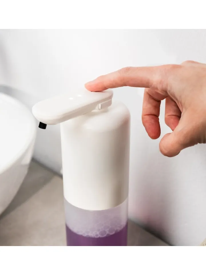 InnovaGoods Putz- & Waschutensilien<Sensor-Seifenspender in Weiß/ Transparent - 350 ml