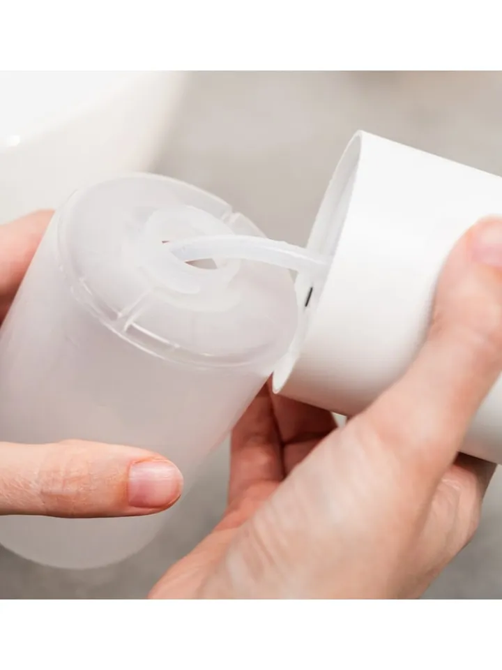 InnovaGoods Putz- & Waschutensilien<Sensor-Seifenspender in Weiß/ Transparent - 350 ml