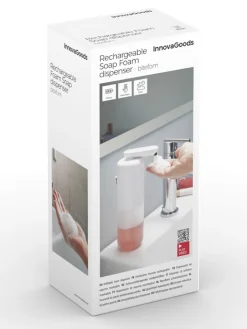 InnovaGoods Putz- & Waschutensilien<Sensor-Seifenspender in Weiß/ Transparent - 350 ml