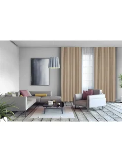 Lifa Living Gardinen, Jalousien & Rollos<Ösenvorhang "Luxe" in Taupe