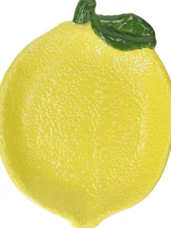 Tognana Aufbewahren & Servieren<Servierplatte "Lemon Garden" in Gelb - (L)21 x (B)16 cm