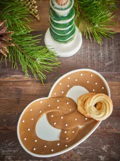 Bloomingville Aufbewahren & Servieren<Servierplatte ''Treats'' in Hellbraun - (L)23,5 x (B)14 cm
