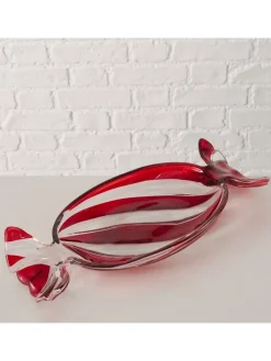 Boltze Gedeckter Tisch<Servierschale "Sweety" in Rot - (L)34,5 cm