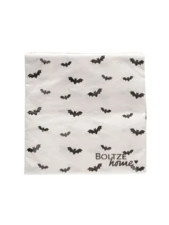 Boltze Tisch- & Küchentextilien<Servietten "Ghostie" in Weiß/ Schwarz - 20 Stück