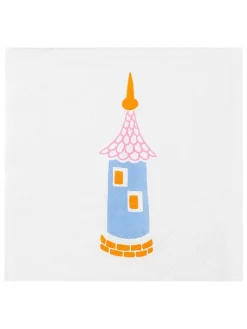 Moomin Tisch- & Küchentextilien<Servietten "Party" in Rosa/ Hellblau - 20 StücK
